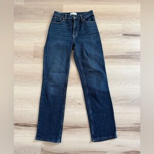 Abercrombie & Fitch Dark Blue 90s Straight Leg Jeans